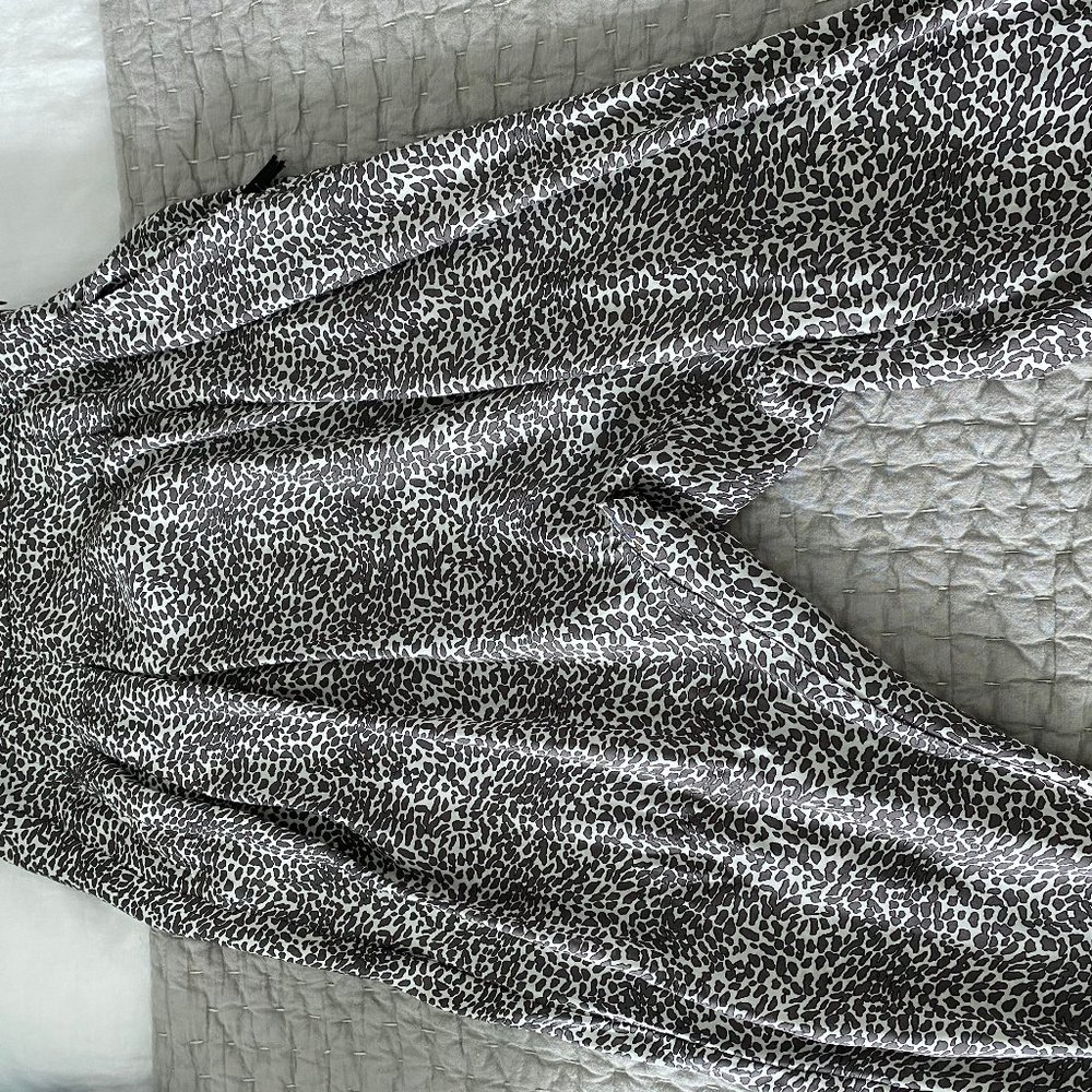Zara Animal Print Cargo Pants